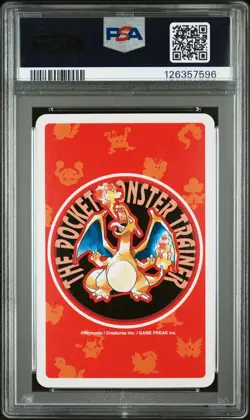 1996 POKEMON RED VERSION PLAYING CARDS QUEEN OF HEARTS #056 MANKEY PSA 10 - Image 2