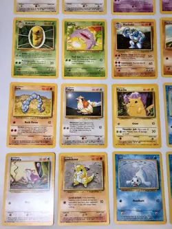 Pokemon Original Base Set 35 of 102 Pokemon Game Cards Mint Card Collection - Image 3