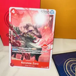 Roronoa Zoro, One Piece card, straw hat crew, ST21-015, SR, [yosuke adachi] - Image 2