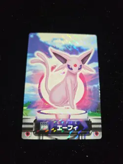 Pokemon JAPANESE Card - ESPEON #239 (BANDAI CARDDASS - PRISM) ZUKAN - Image 1