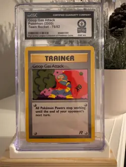 Goop Gas Attack 1st Edition Team Rocket 2000 Pokemon Card #78 CGC Gray Brothers - Image 1