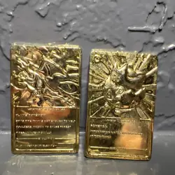 Pokemon Burger King 23K Gold-Plated Charizard And Togepi Card - Image 2