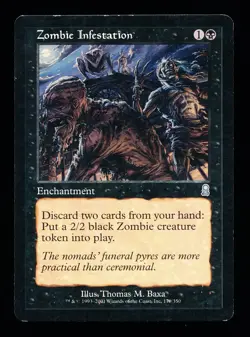 * * 1x Zombie Infestation x1 * * Odyssey MTG LP Lightly Played - Image 1