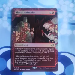 MTG: Shared Animosity (Wilds Of Eldraine: Enchanting Tales)(Rare)(Foil) - Image 1
