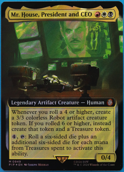 Mr. House, President and CEO (Extended Art Surge 949) FOIL Fallout NM (500382) - Image 1