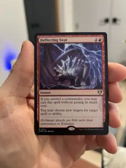 Deflecting Swat NM Commander Masters MTG Magic The Gathering - Image 1