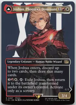 Joshua, Phoenix's Dominant (Borderless) R FINAL FANTASY 397 NM - Image 1
