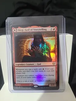 Birgi, God Of Storytelling Garden, Horn Of Bounty KHM MTG Foil X1 - Image 1