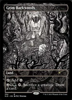 MTG - Grim Backwoods (Showcase) [Secret Lair Drop Series] Foil - Image 1