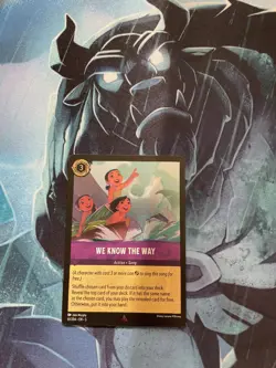 COLD FOIL DDcards🇨🇦 Lorcana Shimmering Skies We Know The Way - Image 1