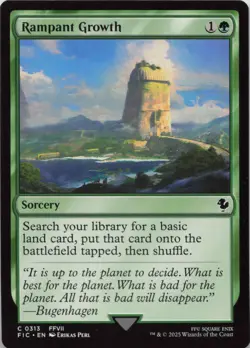 Rampant Growth C Commander: FINAL FANTASY 313 NM MTG - Image 1