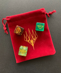 MTG Magic the Gathering - official PROMO bag + 3 dice - The Lord of the Rings - Image 1
