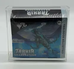 Magic The Gathering Tarkir Dragonstorm Collector Booster Box w/Acrylic Case - Image 1