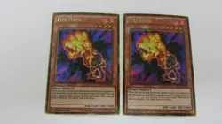 2x FIRE HAND MONSTER PGL3-EN022 1ST EDITION GOLD SECRET RARE YUGIOH NM UNPLAYED - Image 1