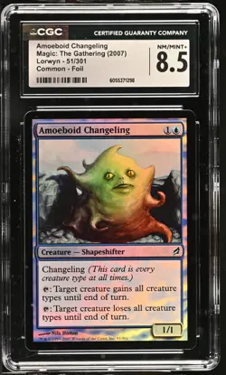 AMOEBOID CHANGELING Lorwyn Foil C CGC 8.5 MTG [Nostalgium] - Image 1