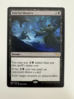 Baleful Mastery MTG Magic the Gathering Card NM Near Mint STX - Image 1