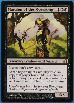 Maralen of the Mornsong Morningtide NM Black Rare MTG CARD (ID# 507648) ABUGames - Image 1