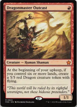 Dragonmaster Outcast M Foundations 622 NM MTG - Image 1