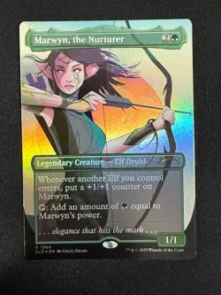 Marwyn, the Nurturer (BORDERLESS FOIL) - Secret Lair Magic - Image 1