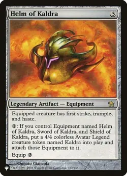 Magic The Gathering MTG HELM OF KALDRA The List NM Near Mint - Image 1
