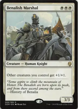 Benalish Marshal R Dominaria 6 LP-NM MTG - Image 1