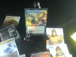 Avatar Kyoshi, Earthbender FOIL Extended Art 201 Avatar Eternal TLE MTG Unplayed - Image 3