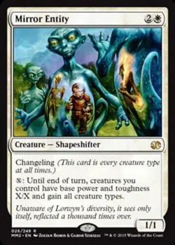 MTG - Mirror Entity - Modern Masters 2015 - NM, English Magic FLAT RATE SHIP - Image 1