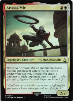 Arbaaz Mir - FOIL - U Universes Beyond: Assassin's Creed 46 - MTG - Image 1