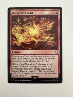Bottle-Cap Blast MTG Magic the Gathering Card NM Near Mint PIP - Image 1