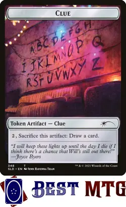 Magic The Gathering MTG Clue Token 348 Foil NM Secret Lair Drop - Image 1
