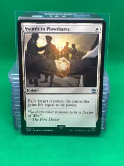 MTG Swords to Plowshares - Doctor Who Commander #212 - Image 1