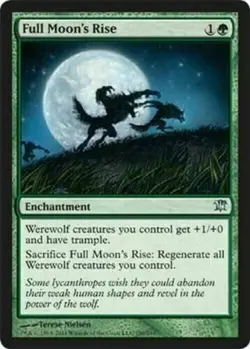 1x FULL MOON'S RISE - Innistrad - MTG - Magic the Gathering - Image 1