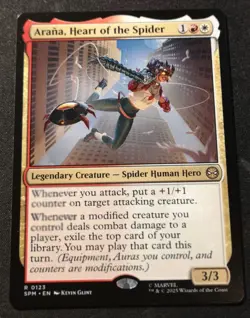 Arana, Heart Of The Spider - SPM - MTG - EN - NM - 0123 - Image 1