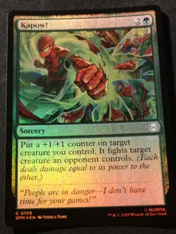 Kapow! - Foil - SPM - MTG - EN - NM - 0103 - Image 1