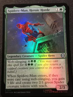 Spiders-Man, Heroic Horde - Foil - SPM - MTG - EN - NM - 0117 - Image 1