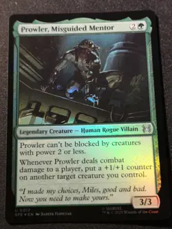 Prowler, Misguided Mentor - Foil - SPE - MTG - EN - NM - 0017 - Image 1