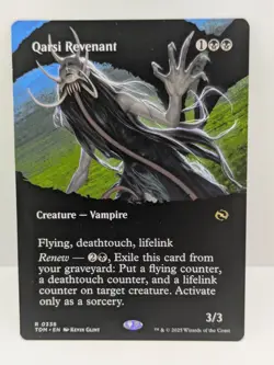 Tarkir: Dragonstorm - Qarsi Revenant - Rare - Borderless - Tdm 338 - - Image 1