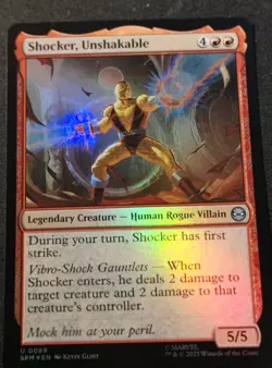 Shocker, Unshakable - Foil - SPM - MTG - EN - NM - 0089 - Image 1