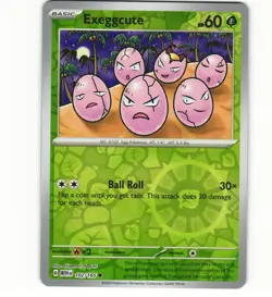 2023 Near Mint Pokemon Exeggcute 102/165 Reverse Scarlet Violet 151 English - Image 1