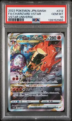 2022 PSA 10 Graded Pokemon Charizard Vstar 212/172 Vstar Universe Japanese - Image 1