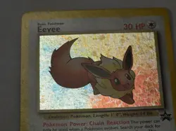 Pokemon Wotc Black Star Promo #11 Holo EEVEE,,never played - Image 3