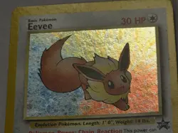 Pokemon Wotc Black Star Promo #11 Holo EEVEE,,never played - Image 4