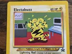 Pokemon Wotc Black Star Promo # 46/53 Electabuzz,,check pictures,,pretty - Image 2