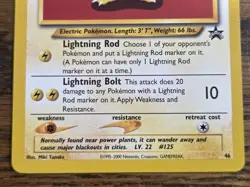 Pokemon Wotc Black Star Promo # 46/53 Electabuzz,,check pictures,,pretty - Image 3