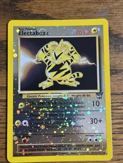 Pokemon Reverse Holo Best Promo Electabuzz #1 (Not Played),**2-swirls** - Image 1