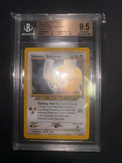 Pokemon Neo Destiny 1st Edition Holo #110 Shining Noctowl BGS 9.5 - Image 1
