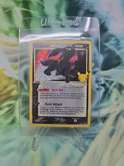 Umbreon Gold Star 17/17 Pokemon TCG Celebrations Classic Collection NM - Image 1