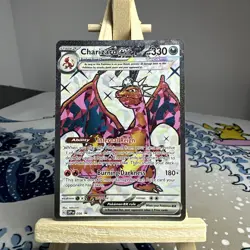 Pokemon TCG Charizard ex SVP-056 Black Star Promo Near Mint (3) - Image 1