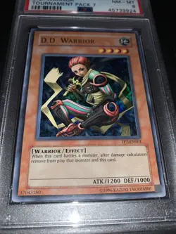Yugioh D.D. Warrior Tournament Pack 7 TP7-EN001 Ultra Rare - PSA 8 - RegradeU - Image 3