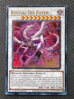 Yugioh Bystial Dis Pater 1st Edition Ultra Rare CYAC-EN041 NM - Image 1